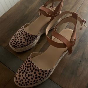 Nine West Cheetah Espradrilles